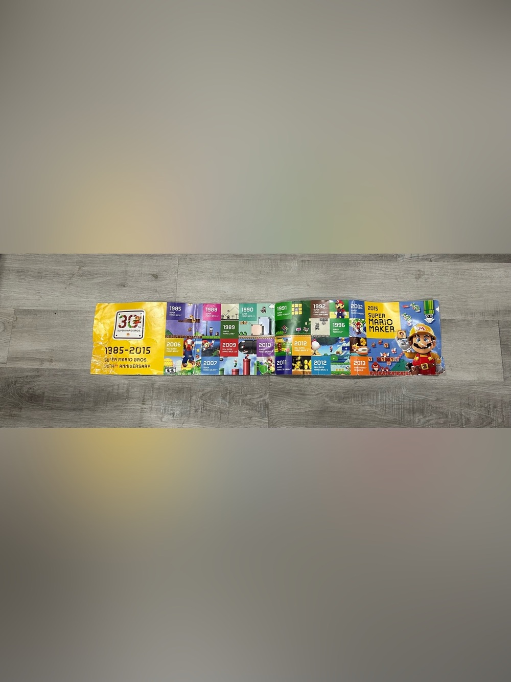 Super Mario maker STORE poster! 2015! 30th anniversary!!